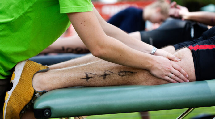 Getting relax after running