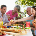 outdoor family picnic