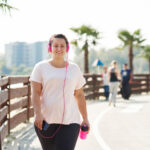 Portrait of young athlete in the city