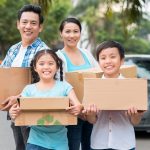 Cheerful Vietnamese family